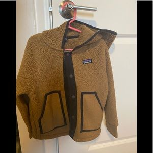 Patagonia fleece button down size 5t
